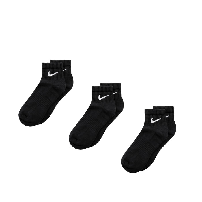 Nike	Everyday Cushioned Ankle Socks 3 Pack (Black / White)