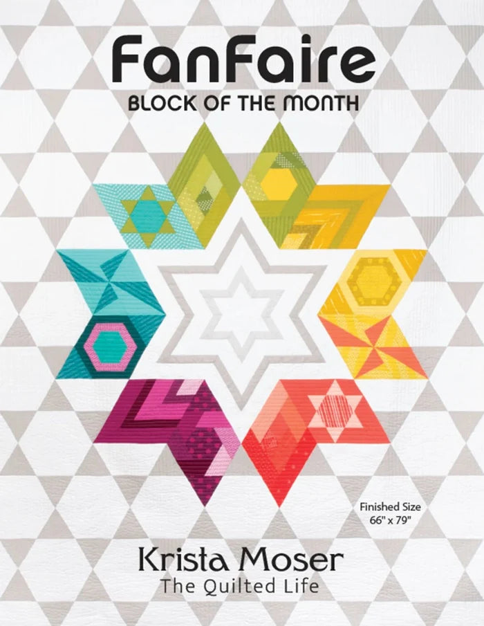FanFaire Block Of The Month (TQL10010) - Maple Leaf Quilting Company Ltd.