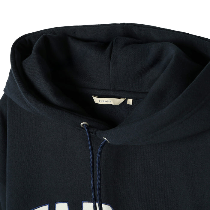 Farah Japan Embroidered Patch Logo Hoodie College Logo