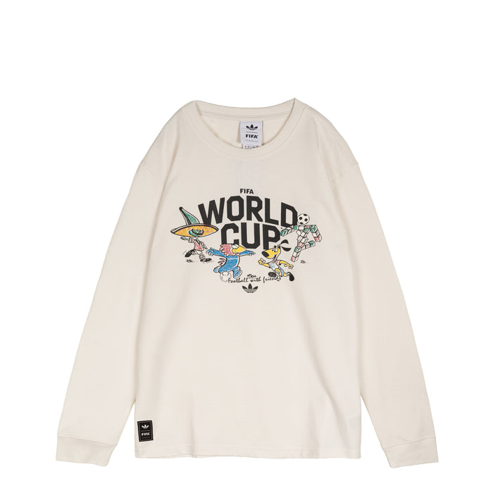 Adidas	FIFA World Cup 26™ Mascot Long Sleeve T-Shirt (Cloud White)