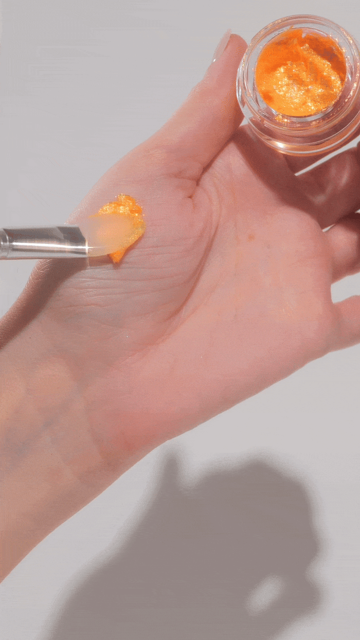 Flame Chroma Flakes (Orange) - Duochrome Pigment - Glisten Cosmetics