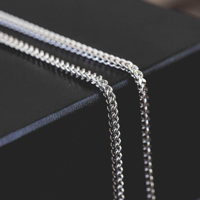 White Gold Franco Chain - The GLD Shop
