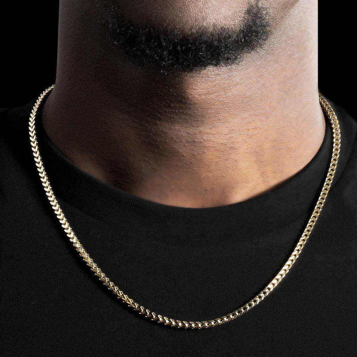 Franco Chain in Yellow Gold - 3mm - The GLD Shop