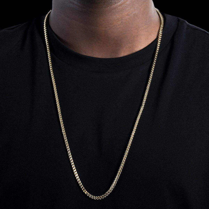 Franco Chain in Yellow Gold - 4mm