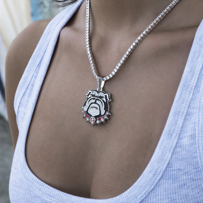 Georgia Bulldogs Official NCAA Mascot Pendant