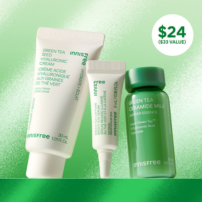 Green Tea Mighty Minis Set savings - $24 $33 value
