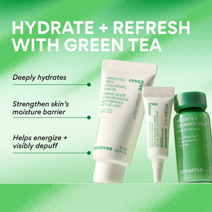 hydrate + refresh with Green Tea benefits