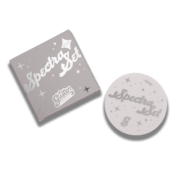 Grey Spectra Set - Colourful Pressed Powder - Glisten Cosmetics
