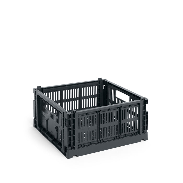 HAY Colour Crate Medium Square (Charcoal)