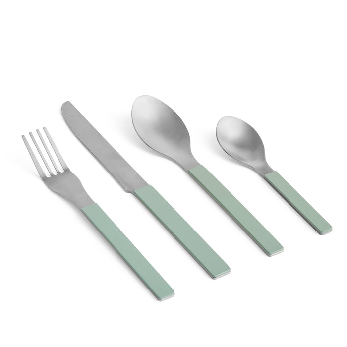 HAY MVS Cutlery Set of 4 (Green) onfeet