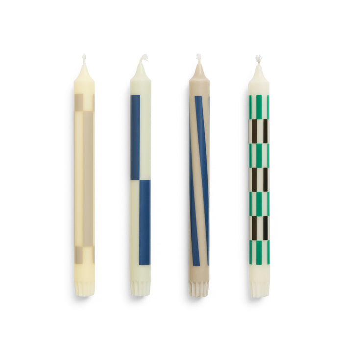 HAY Pattern Candle Set of 4
