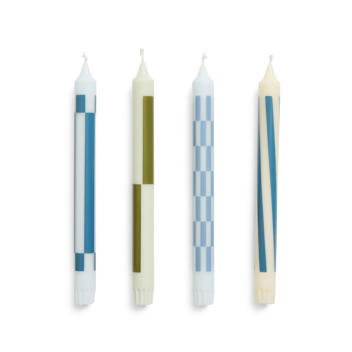 HAY Pattern Candle Set of 4