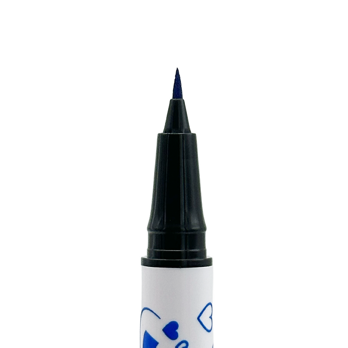 Heart Dark Blue Spectra Pen - Stamp & Eyeliner Pen - Glisten Cosmetics