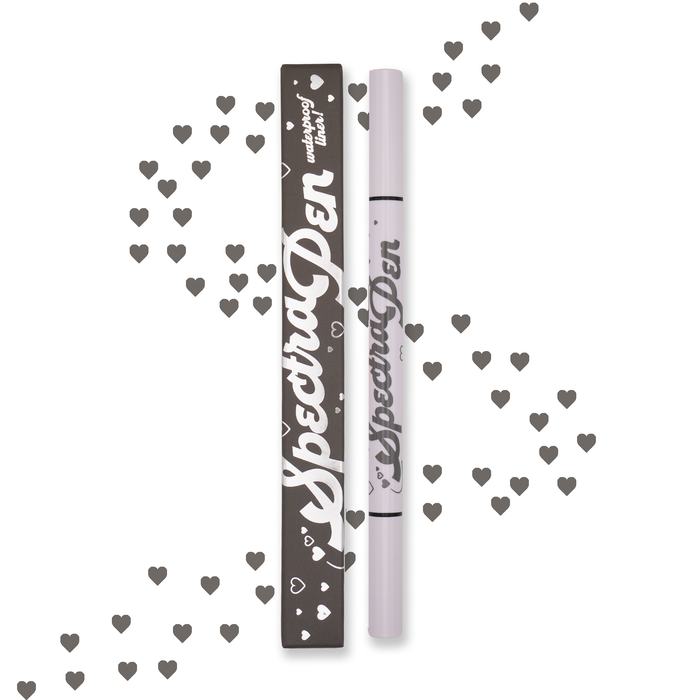 Heart Grey Spectra Pen - Stamp & Eyeliner Pen - Glisten Cosmetics