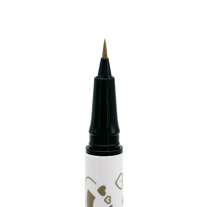 Heart Light Brown Spectra Pen - Stamp & Eyeliner Pen - Glisten Cosmetics