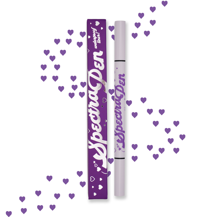 Heart Purple Spectra Pen - Stamp & Eyeliner Pen - Glisten Cosmetics