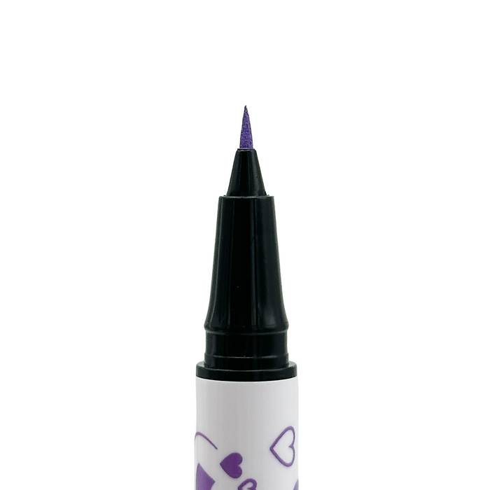 Heart Purple Spectra Pen - Stamp & Eyeliner Pen - Glisten Cosmetics