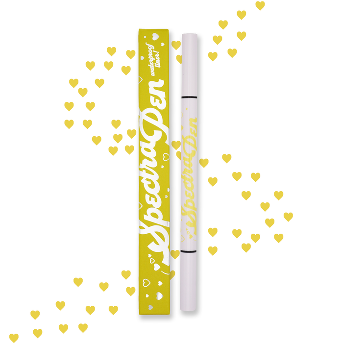 Heart Yellow Spectra Pen - Stamp & Eyeliner Pen - Glisten Cosmetics