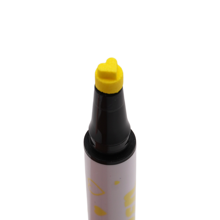 Heart Yellow Spectra Pen - Stamp & Eyeliner Pen - Glisten Cosmetics