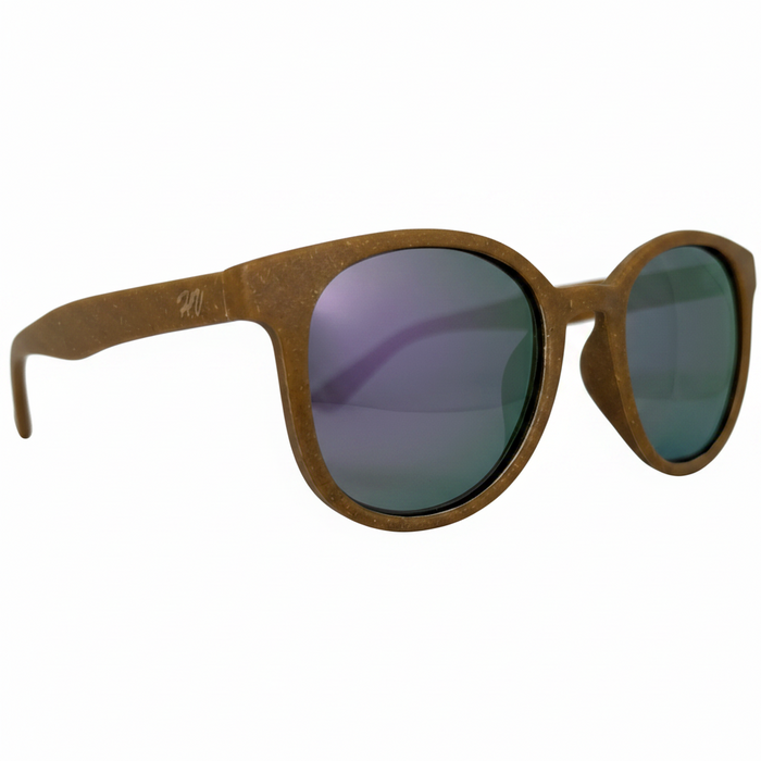 Hera hemp sunglasses, lens detail