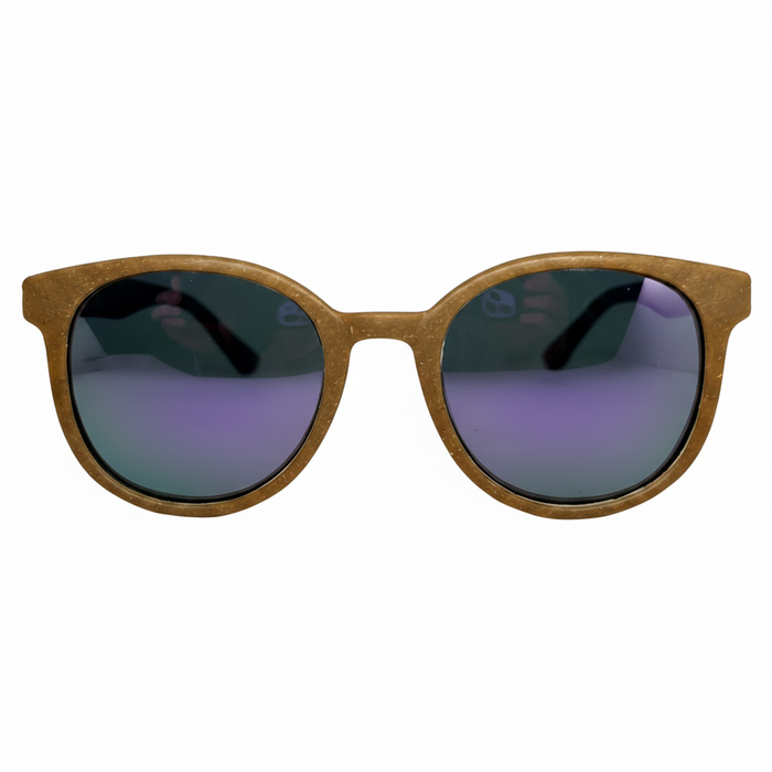 Hera hemp sunglasses, side profile