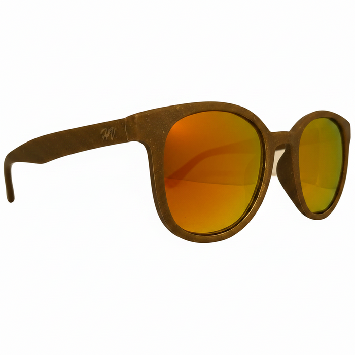 Hera hemp sunglasses, temple detail
