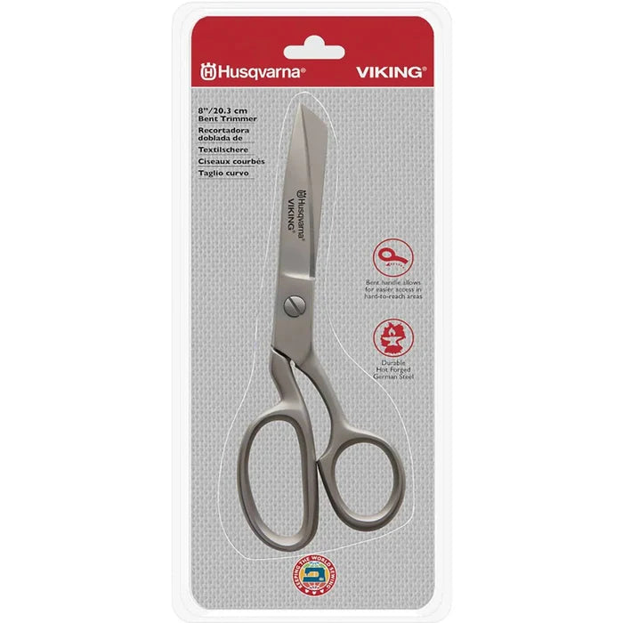HUSQVARNA® VIKING® 8in/20.3cm Bent Trimmer Scissor - Maple Leaf Quilting Company Ltd.