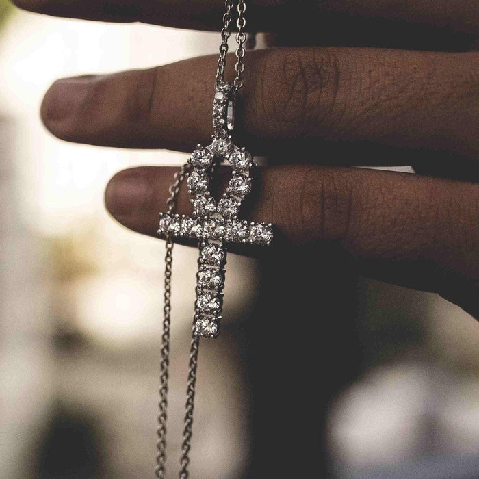 White Gold Ankh - The GLD Shop