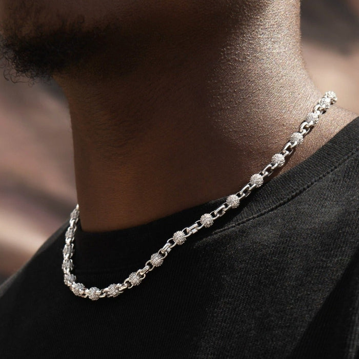 Iced Ball Box Chain
