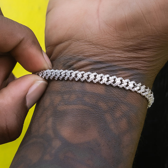 Iced Handcuff Bracelet