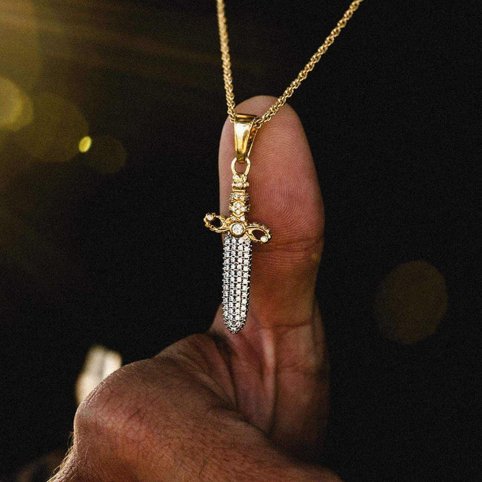 Iced Knife Pendant - The GLD Shop