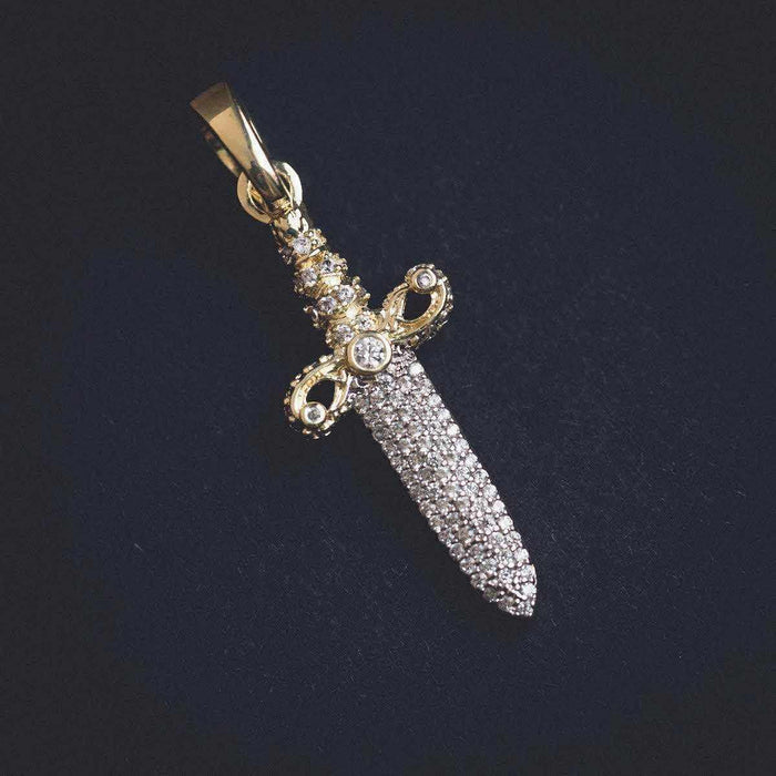 Iced Knife Pendant - The GLD Shop