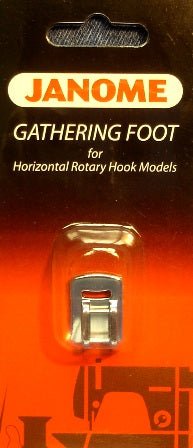 Janome Gathering Foot (5 - 7mm) - Maple Leaf Quilting Company Ltd.