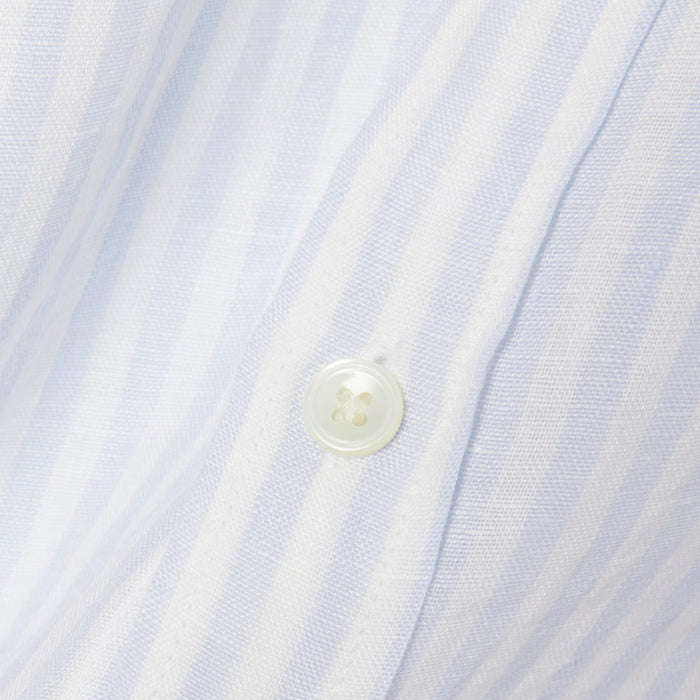 Lacoste Regular Fit Striped Linen Shirt