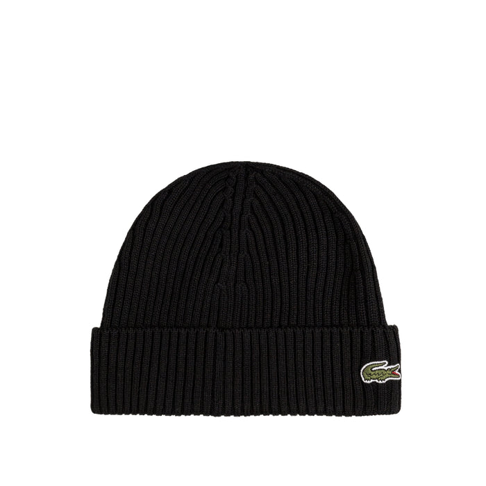 Lacoste Rib Knit Beanie