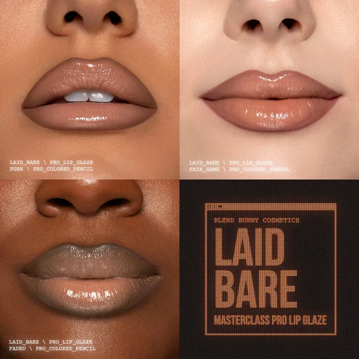 Laid Bare Lip Glaze - Blend Bunny Cosmetics