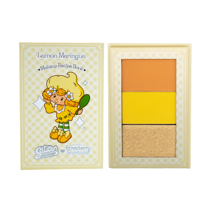 Lemon Meringue Blush & Eyeshadow Palette - Strawberry Shortcake X Glisten Cosmetics