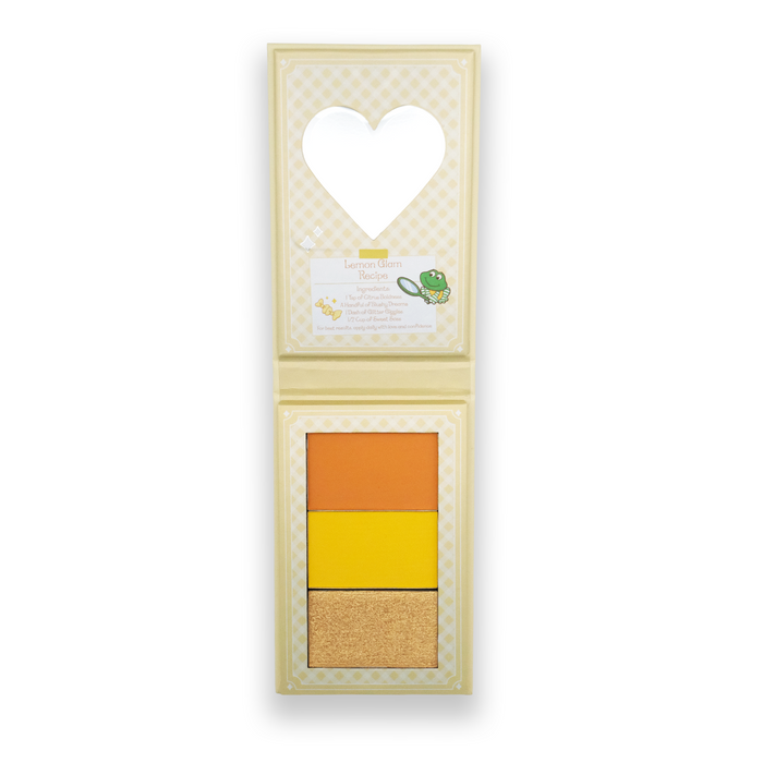 Lemon Meringue Blush & Eyeshadow Palette - Strawberry Shortcake X Glisten Cosmetics
