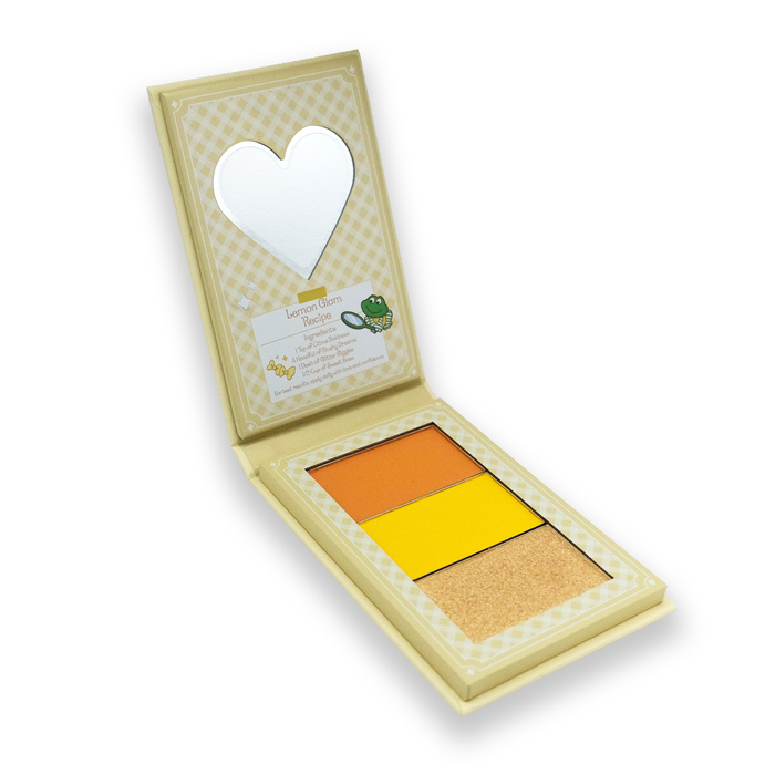 Lemon Meringue Blush & Eyeshadow Palette - Strawberry Shortcake X Glisten Cosmetics