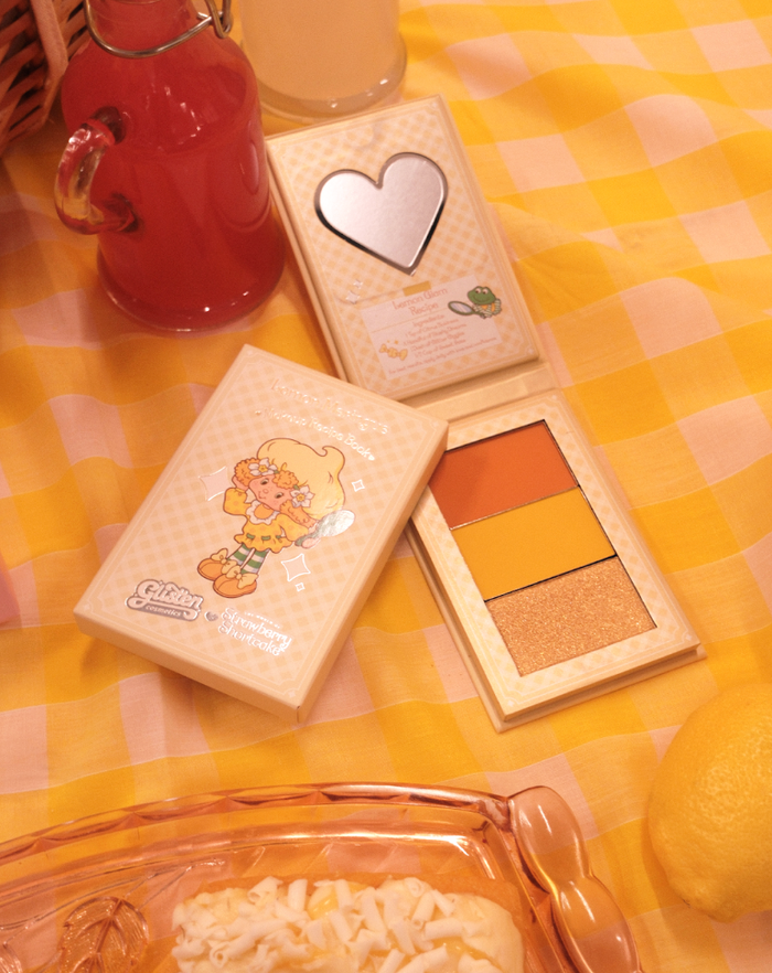 Lemon Meringue Blush & Eyeshadow Palette - Strawberry Shortcake X Glisten Cosmetics
