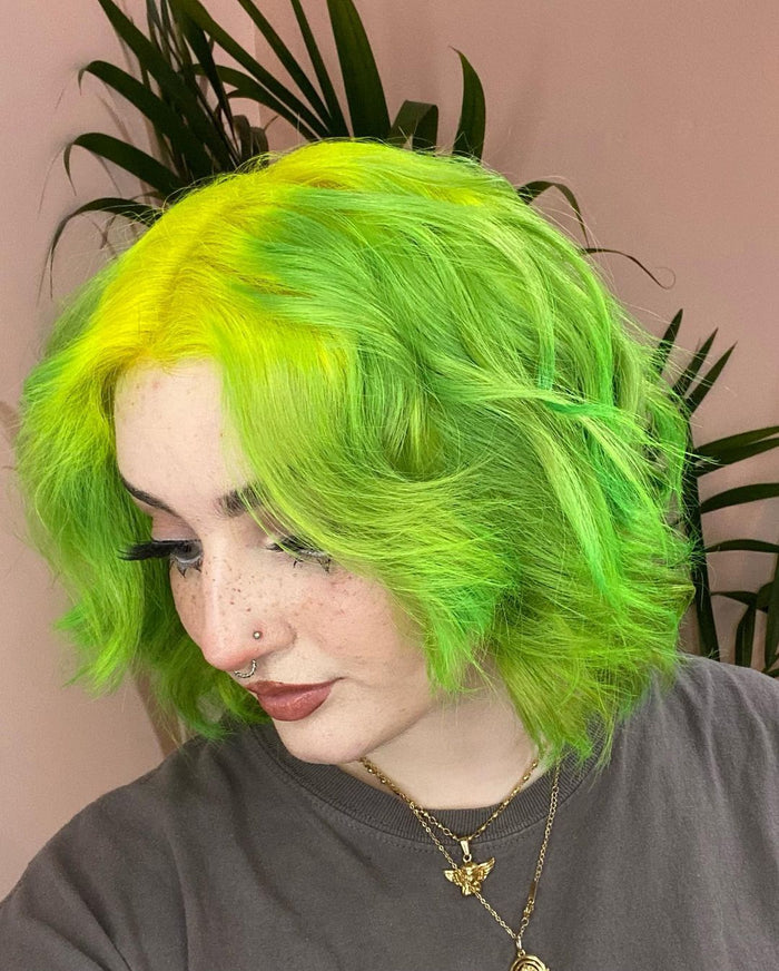 Lime Twist (Bright Green) - Semi-Permanent Hair Dye - Crazy Color