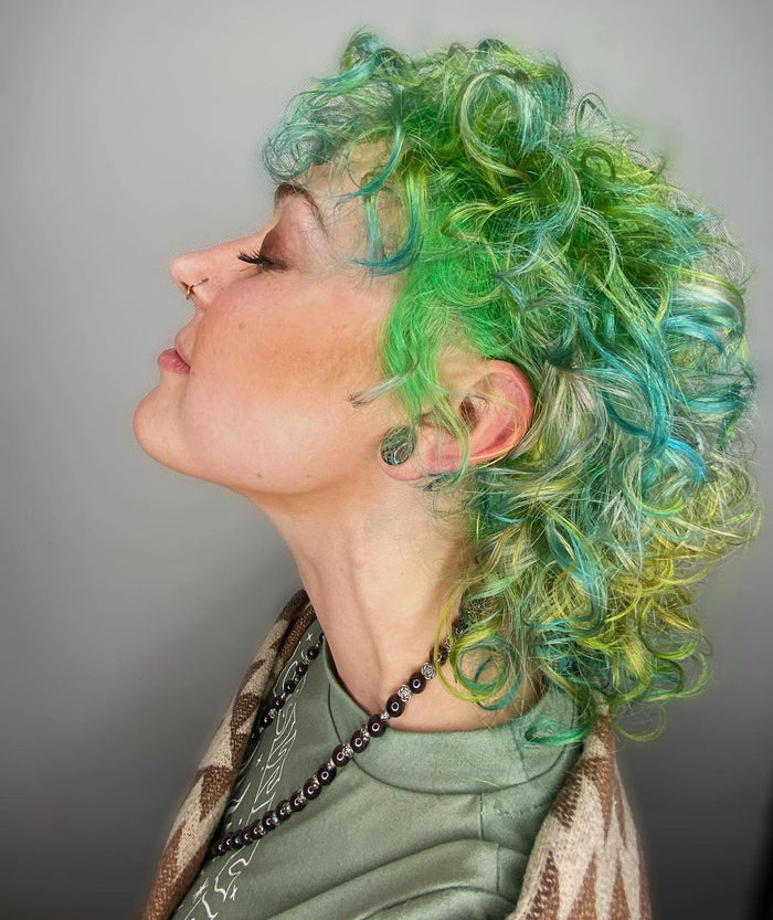 Lime Twist (Bright Green) - Semi-Permanent Hair Dye - Crazy Color