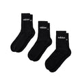 Adidas	Linear Crew Cushioned Socks 3 Pairs (Black / White)