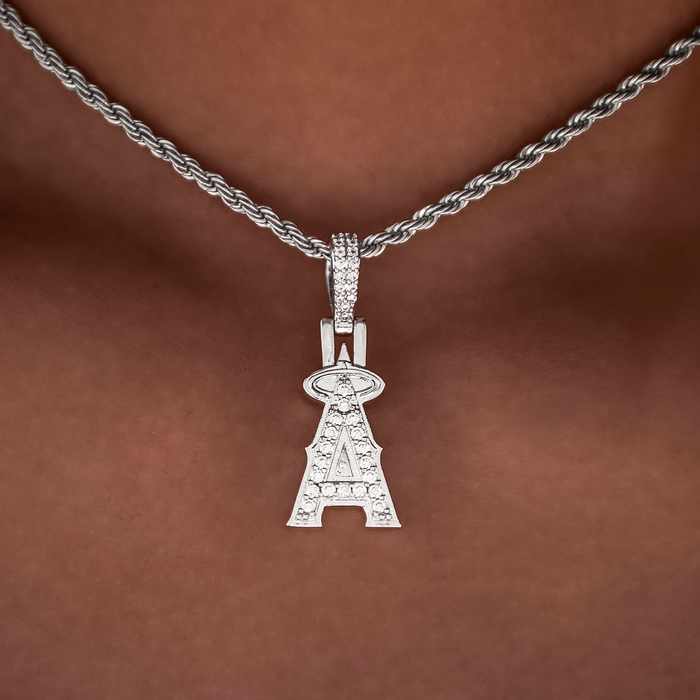 Los Angeles Angels Official MLB Micro Logo Pendant