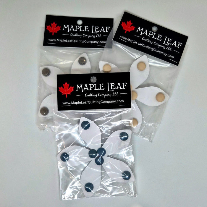 Magnetic PetalPin for English Paper Piecing - 8pcs (Asst. Colours) - Maple Leaf Quilting Company Ltd.