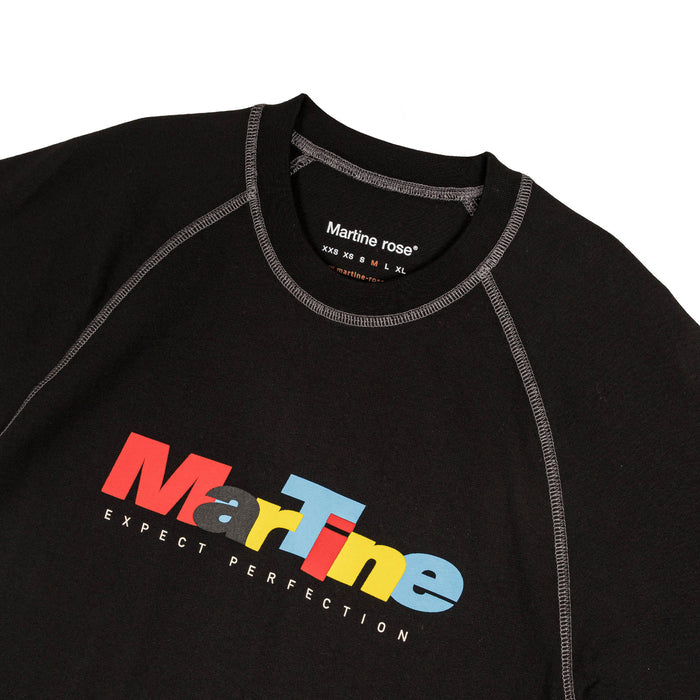 Martine Rose Raglan Shrunken T-Shirt