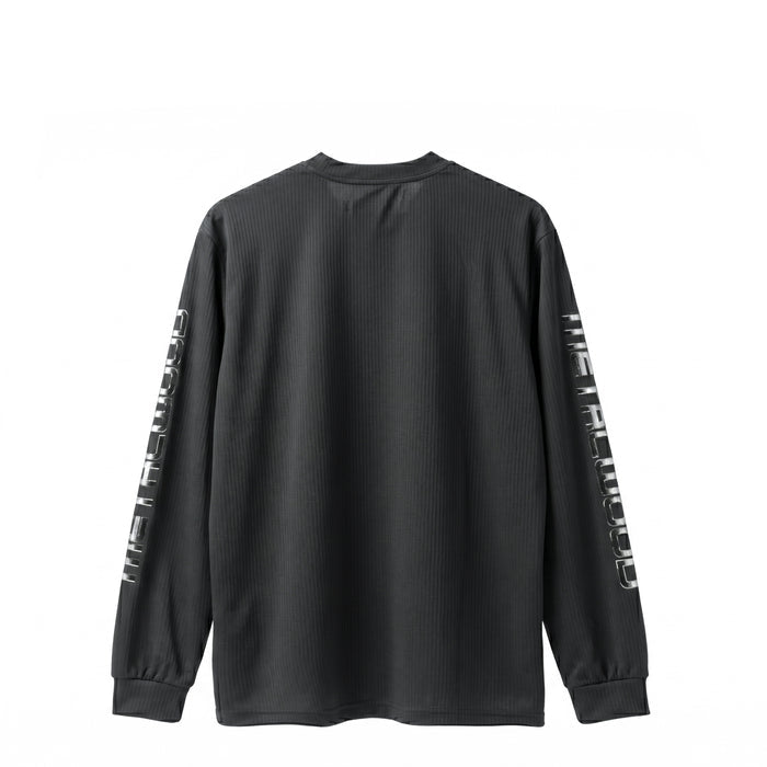 Metalwood Longsleeve Moto Crewneck Top
