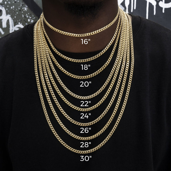 Miami Cuban Chain in Yellow Gold - 5mm