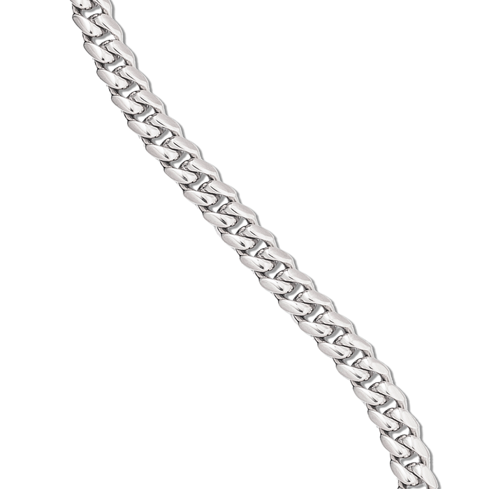 Miami Cuban in White Gold - 6mm
