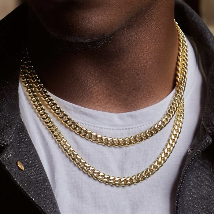 Miami Cuban in Yellow Gold- 6mm